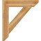 Ekena Millwork Traditional Slat Rough Sawn Bracket, Western Red Cedar, 6"W x 34"D x 38"H BKT06X34X38TRA06RWR - alternate 2